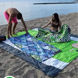 ECCOSOPHY Sandproof Beach Blanket