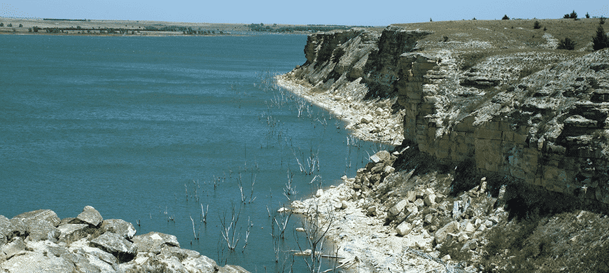 Cedar Bluff State Park Kansas