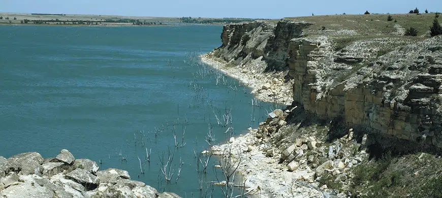 Cedar Bluff State Park Kansas