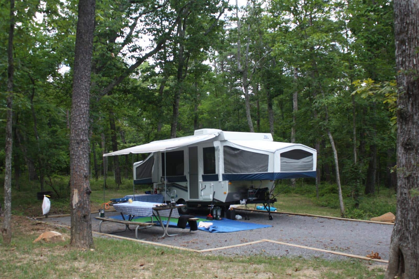 Improved RV Campsites at DeSoto State Park