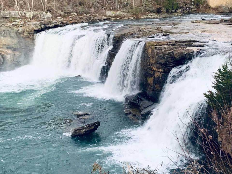 Little River Falls at DeSoto State Park