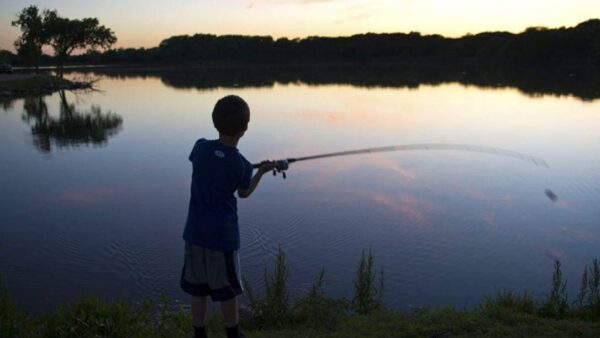 Backbone State Park 11 Fishing Alex 1 at Backbone State Park