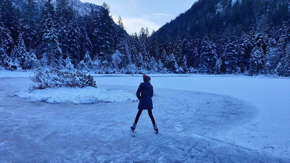 Ice Skating at Aroostook State Park
