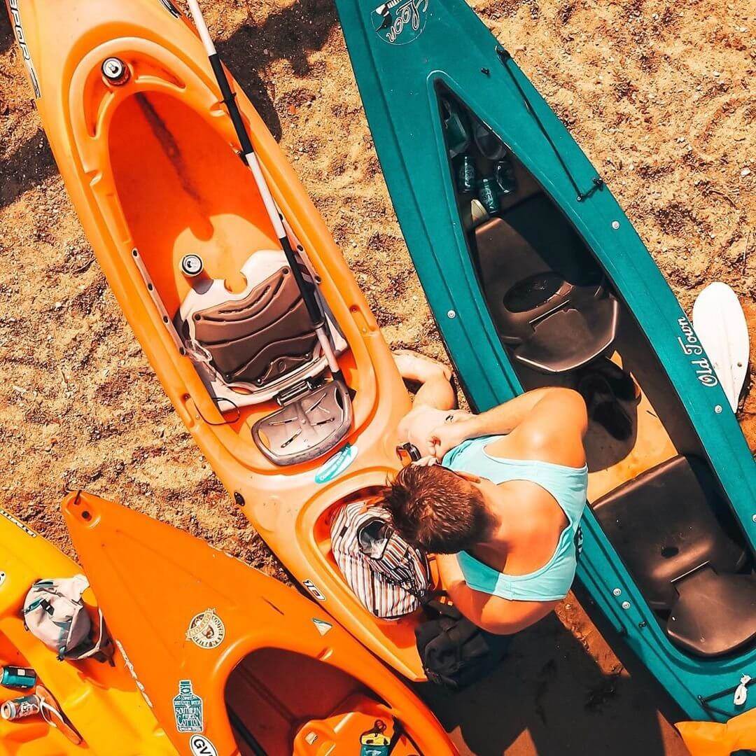 Backbone State Park 4 Kayak Back at Backbone State Park