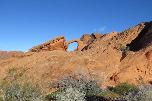 rock formation in state park near las vegas