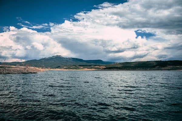 water view at trinidad lake state park