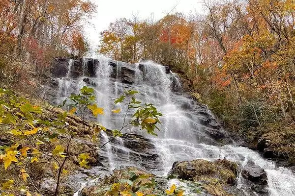waterfall at Amicalola Falls State Park