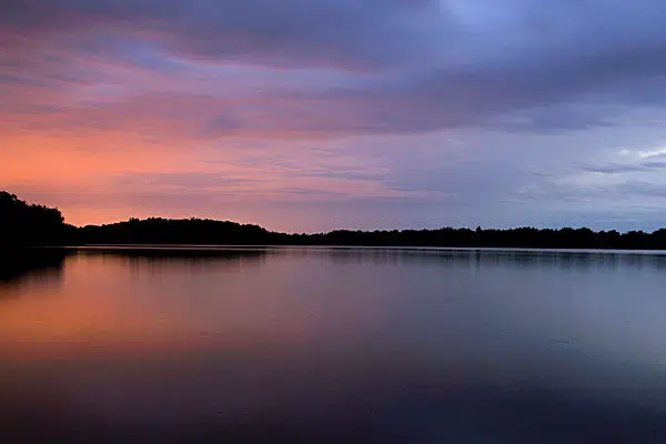 Sleepy Hollow State Park 90 sunset over a lake in a state park near grand rapids michigan