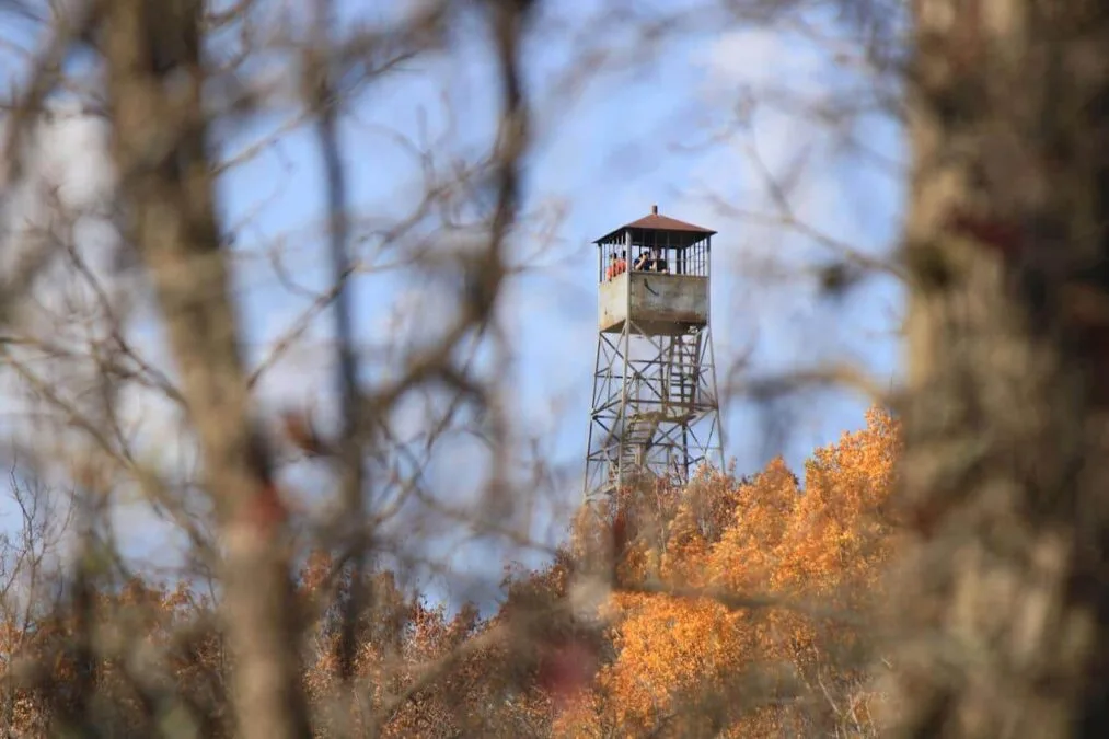 fire watchtower in a state park near hinkley minnesota