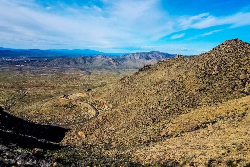 view of the valley below Granite Mountain Hotshots Memorial State Park