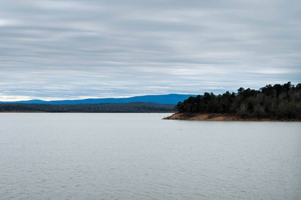 Lake Wister State Park 1 cloudy skies over lake wister state park in oklahoma