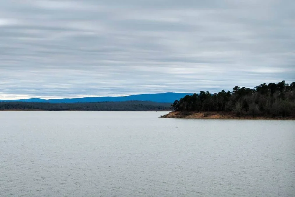 Lake Wister State Park 12 cloudy skies over lake wister state park in oklahoma