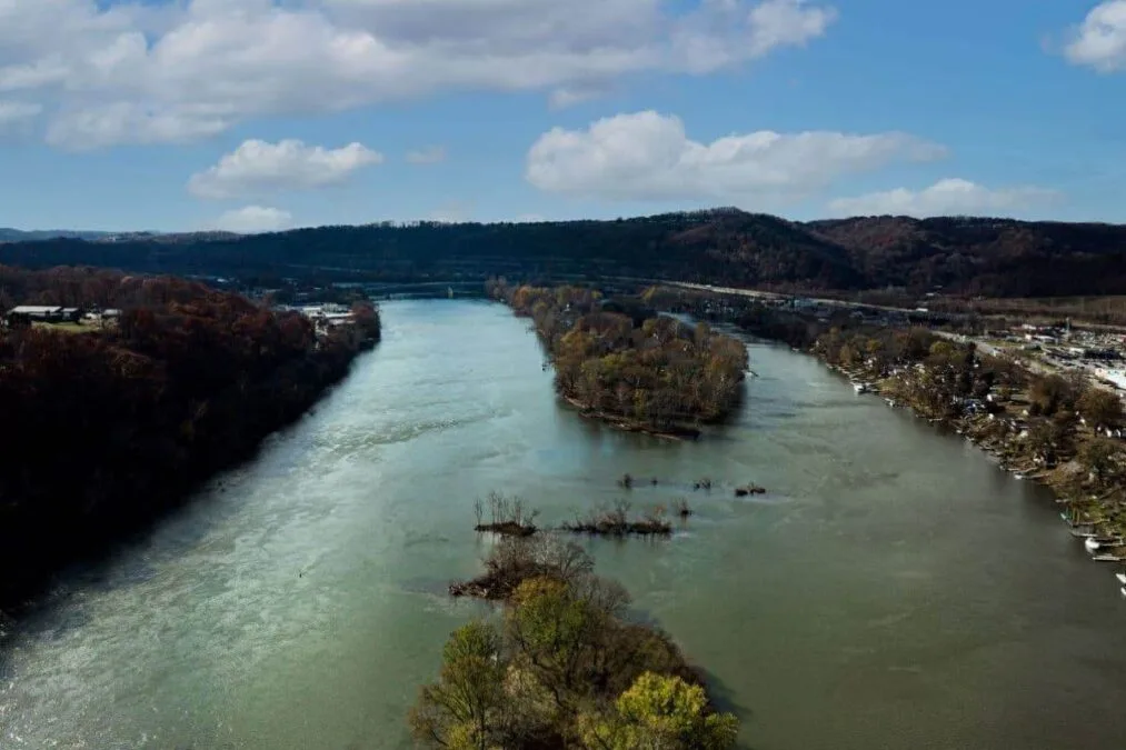 Allegheny Islands State Park 1 Aerial view of Allegheny Island State Park