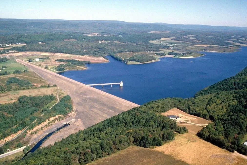 Beltzville State Park 4 Beltzville Lake and Dam on Pohopoco Creek in Carbon County, Pennsylvania, USA.