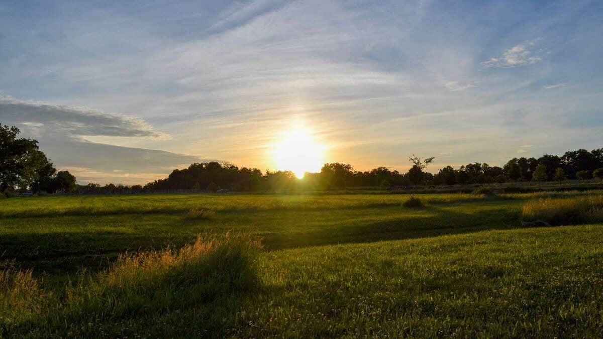 Sunset from Benjamin Rush State Park