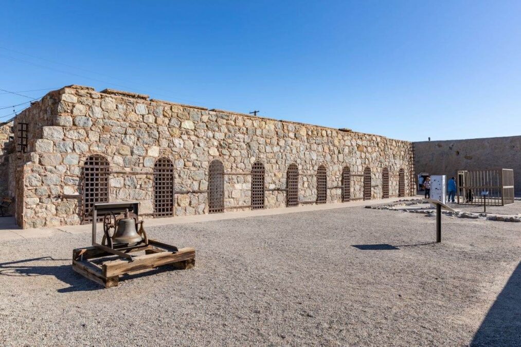 cell block at Yuma Territorial Prison State Historic Park