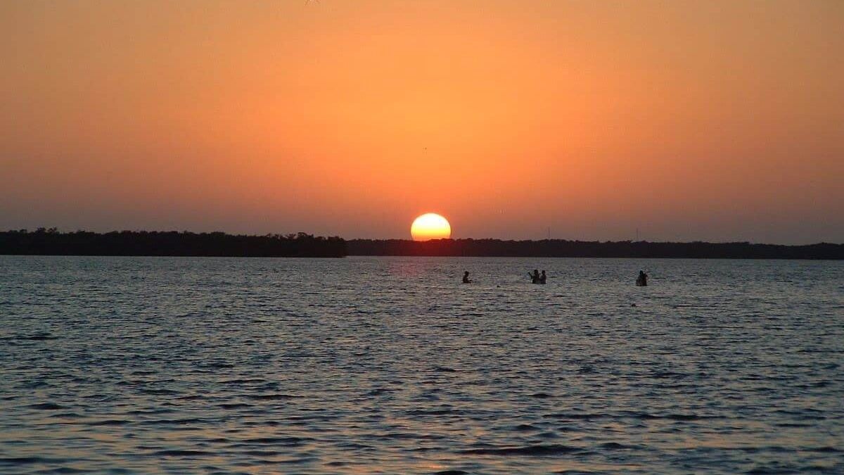 Sunset over Cockroach Bay Preserve State Park
