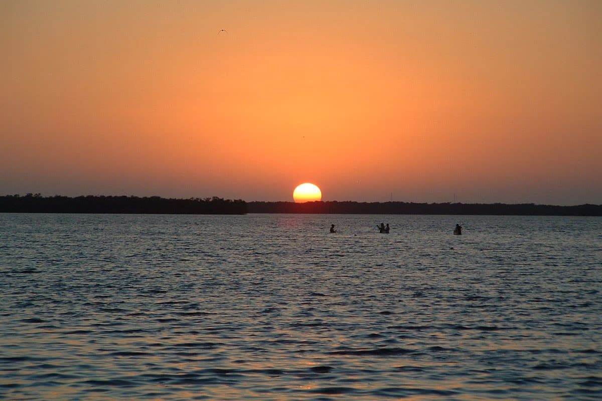 Sunset over Cockroach Bay Preserve State Park