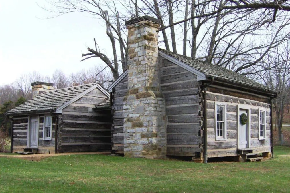 The cabin at Cordell Hull Birthplace State Park, near Byrdstown, Tennessee