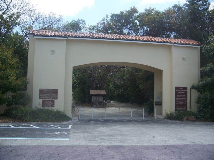 Entrance to Dagny Johnson Key Largo Hammock Botanical State Park