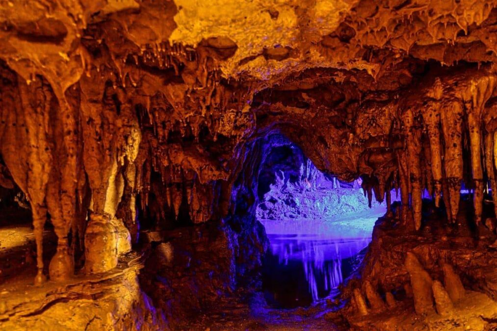 Beautiful Scenic View of a Cavern at Florida Caverns State Park