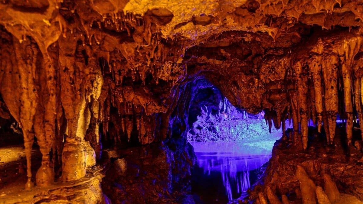 Beautiful Scenic View of a Cavern at Florida Caverns State Park