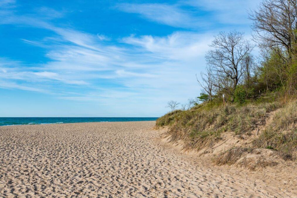 Indiana Dunes State Park 11 Beachfront along Lake Michigan in Indiana Dunes State Park