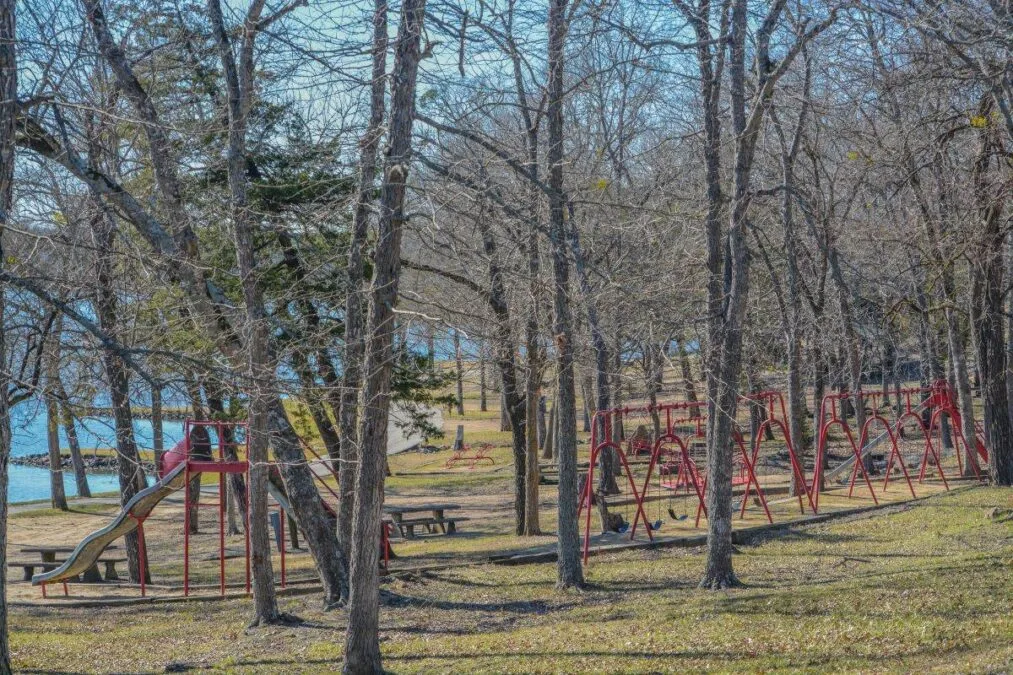 Raymond Gary State Park 14 swings at beautiful Raymond Gary State Park over looking the lake