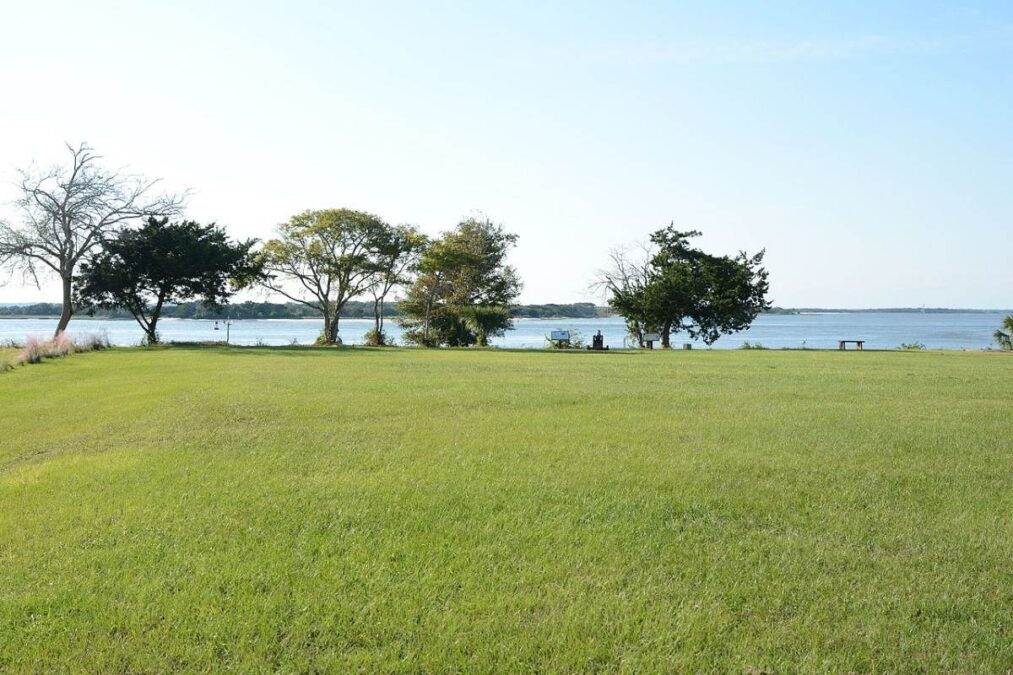 View of the Amelia River from Fernandina Plaza Historic State Park