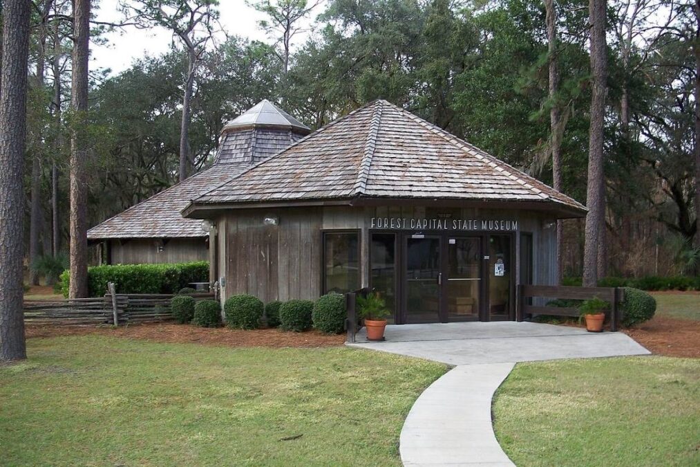 Museum building at Forest Capital Museum State Park