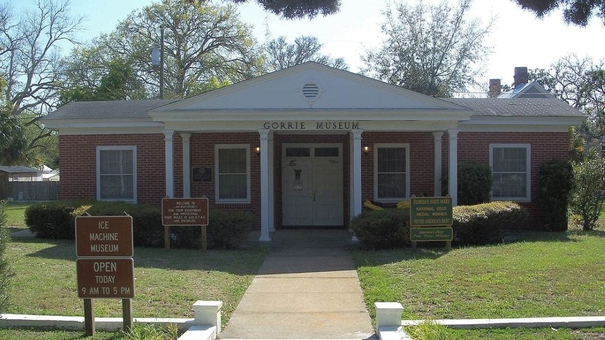 Front of the museum at John Gorrie Museum State Park