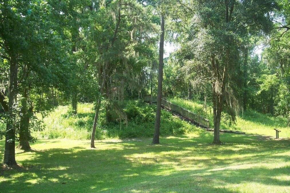 Mound 1 at Lake Jackson Mounds Archaeological State Park