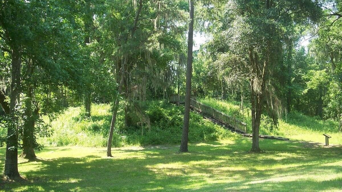 Mound 1 at Lake Jackson Mounds Archaeological State Park