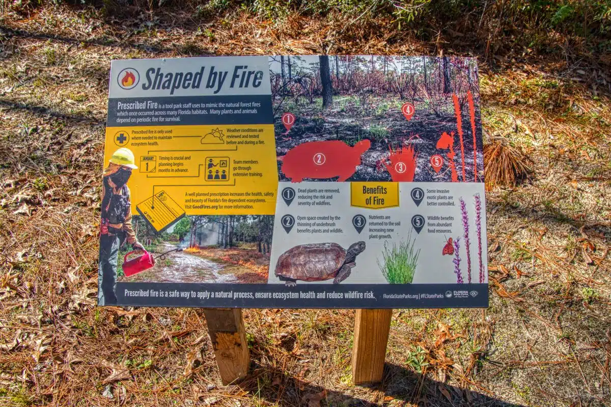 Lake Talquin State Park 2 sign at Lake Talquin State Park