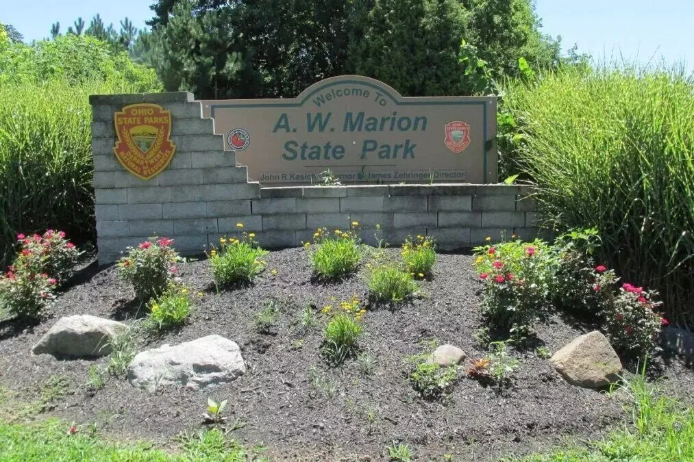 A.W. Marion State Park 1 Welcome sign at A.W. Marion State Park