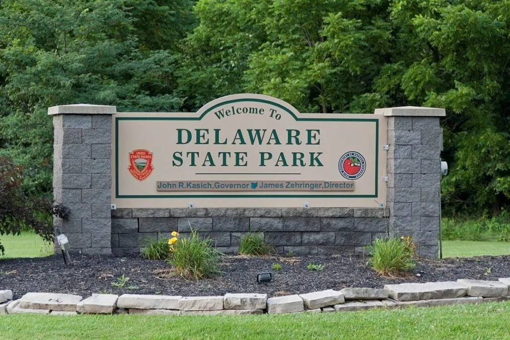 Delaware State Park 16 Delaware State Park welcome sign
