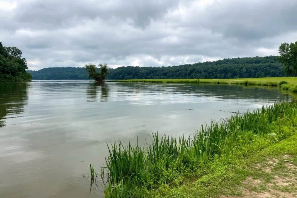Dillon State Park 17 Kayak and canoe launch at Dillon State Park on a cloudy day