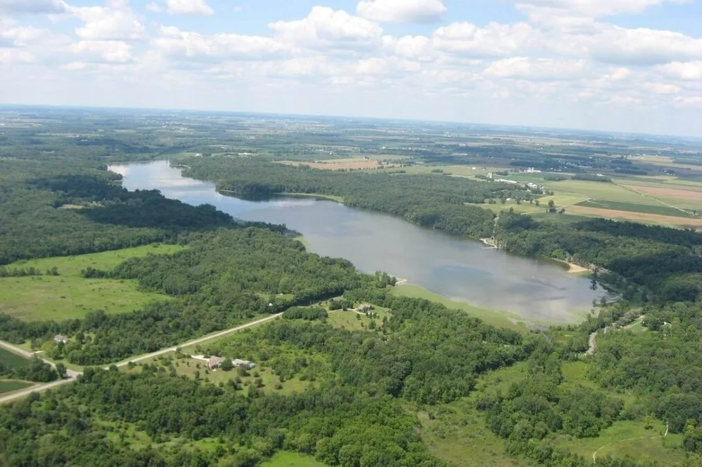 Kiser Lake State Park 38 Aerial view of Kiser Lake State Park