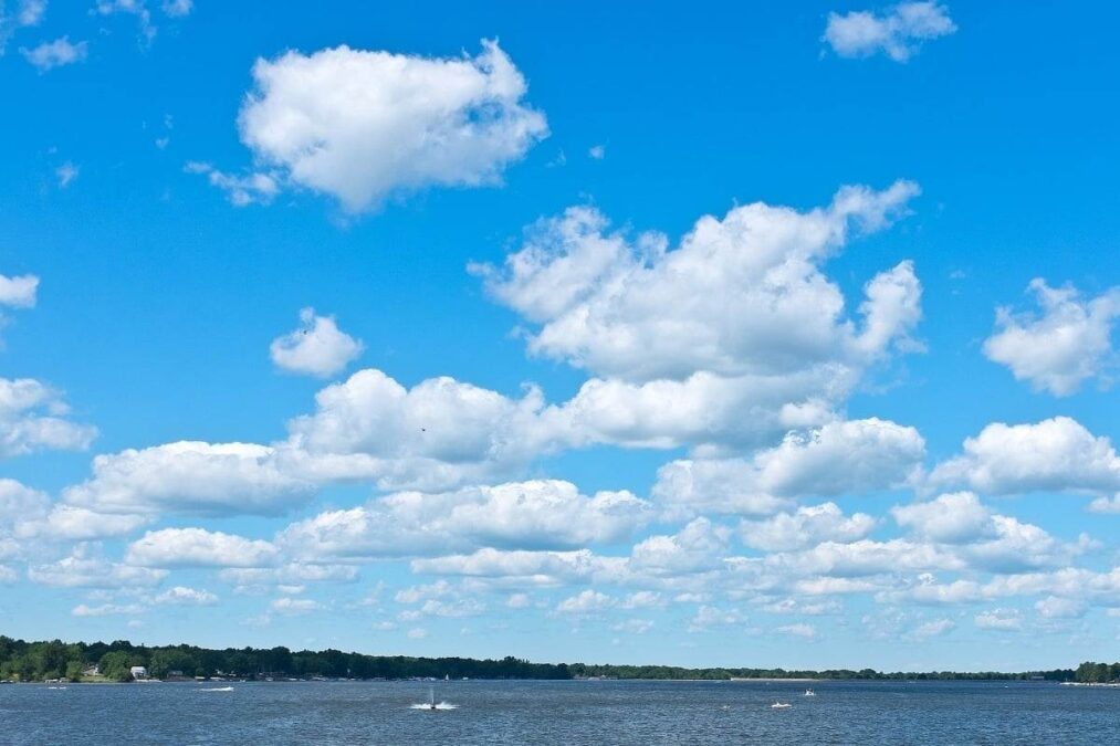 Cloudy day at Lake Milton State Park