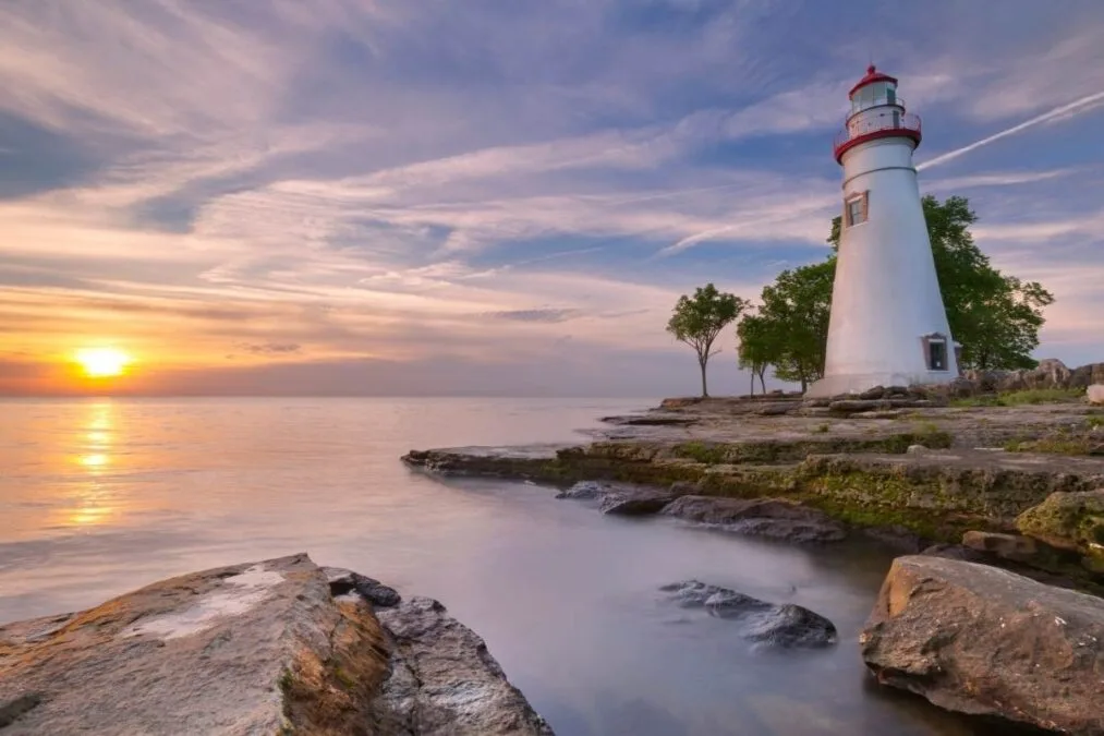 Marblehead Lighthouse State Park 48 Marblehead Lighthouse at sunset