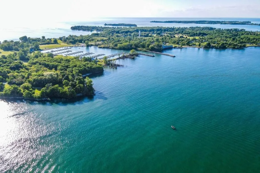 Middle Bass Island State Park 51 Aerial photograph of Middle Bass Island State Park