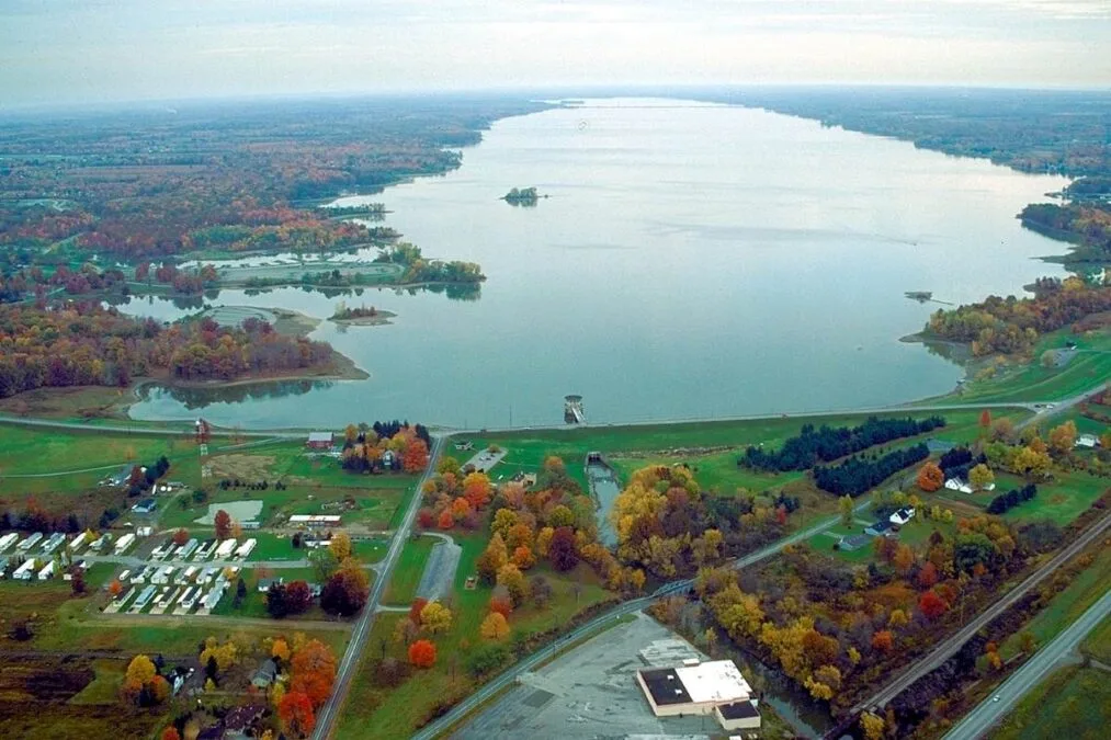 Mosquito Lake State Park 53 aerial photograph of Mosquito Lake State Park