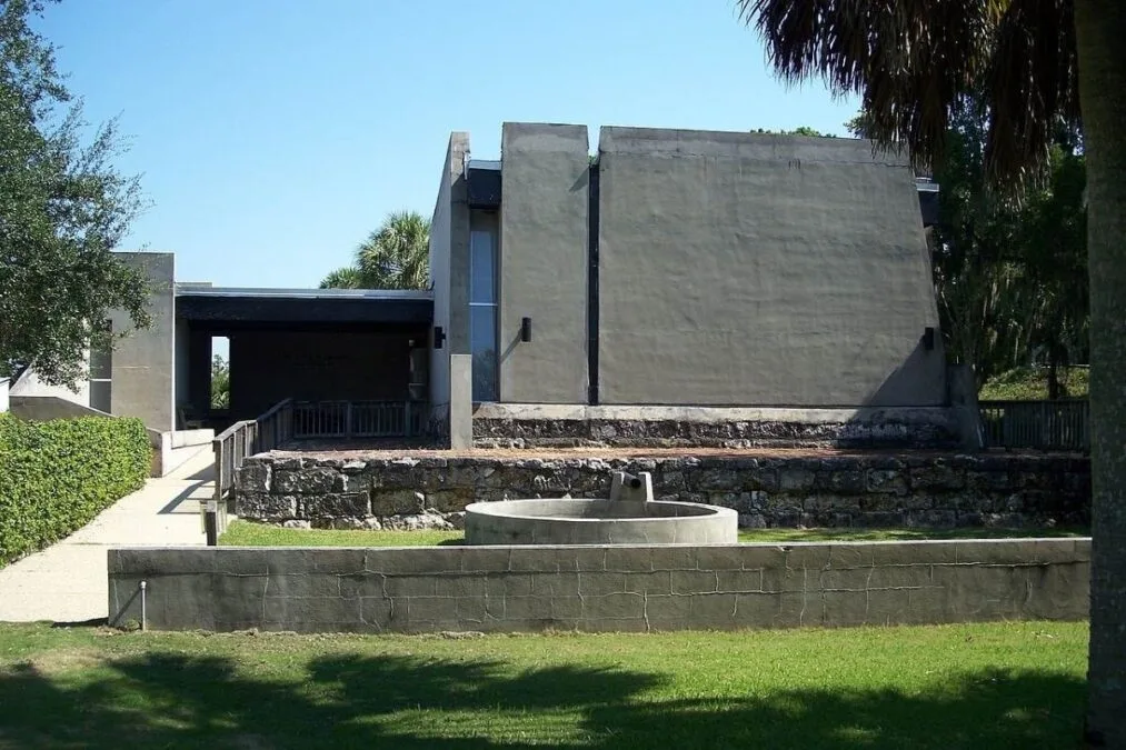 Visitor center at San Marcos de Apalache Historic State Park