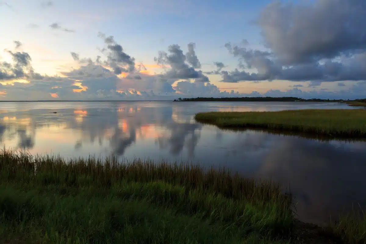 T.H. Stone Memorial St. Joseph Peninsula State Park 3 sunrise over the water at T.H. Stone Memorial St. Joseph Peninsula State Park