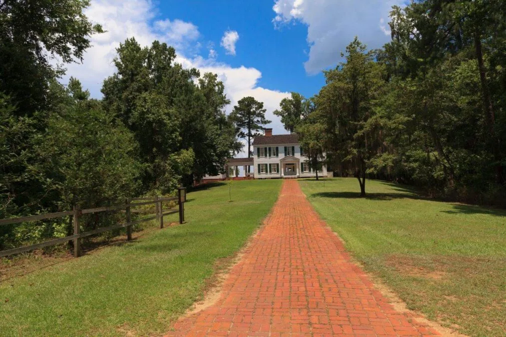 Historic Gregory house at Torreya State Park