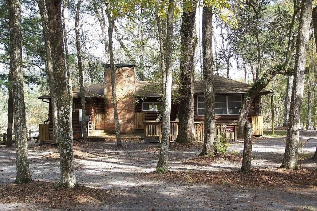 Visitor center at Troy Spring State Park