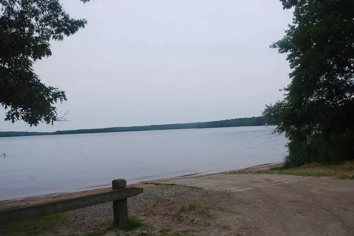 Burlingame State Park 2 Watchaug Pond at Burlingame State Park