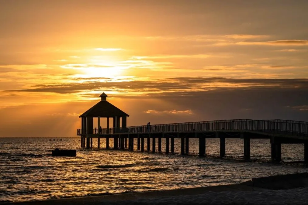 Fontainebleau State Park 2 The pier at Fontainebleau State Park at sunset