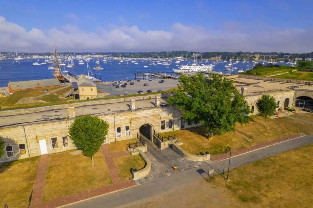 entrance to Fort Adams at Fort Adams State Park