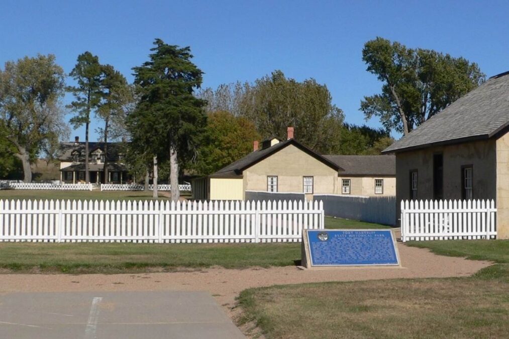 Southeast side of parade ground at Fort Hartsuff State Historical Park